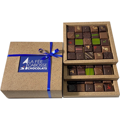 Coffret chocolat coeur fondant