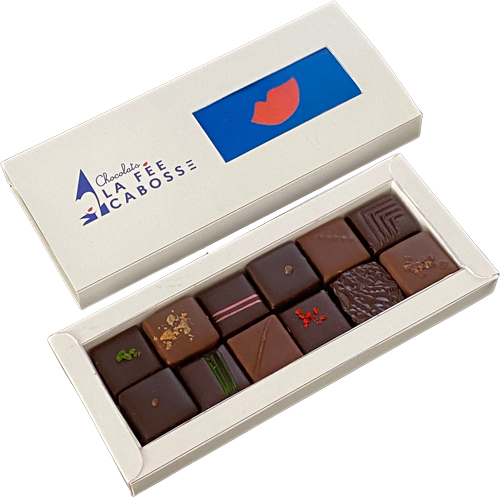 Coffret 75 chocolats fins – Chocolats La Fée Cabosse